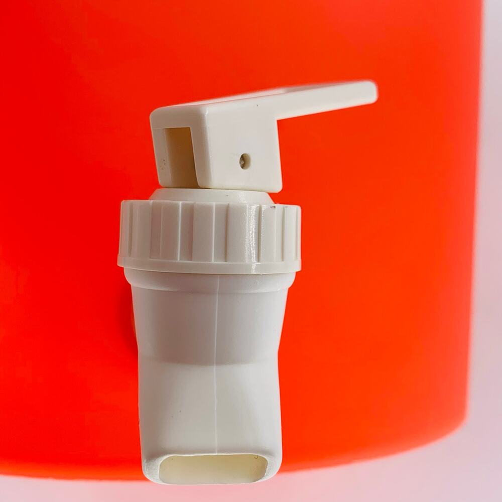 Tupperware Jumbo Canister Handle Serving Spout Pouring Orange Lid 20 C 1 Gallon - Picture 4 of 6